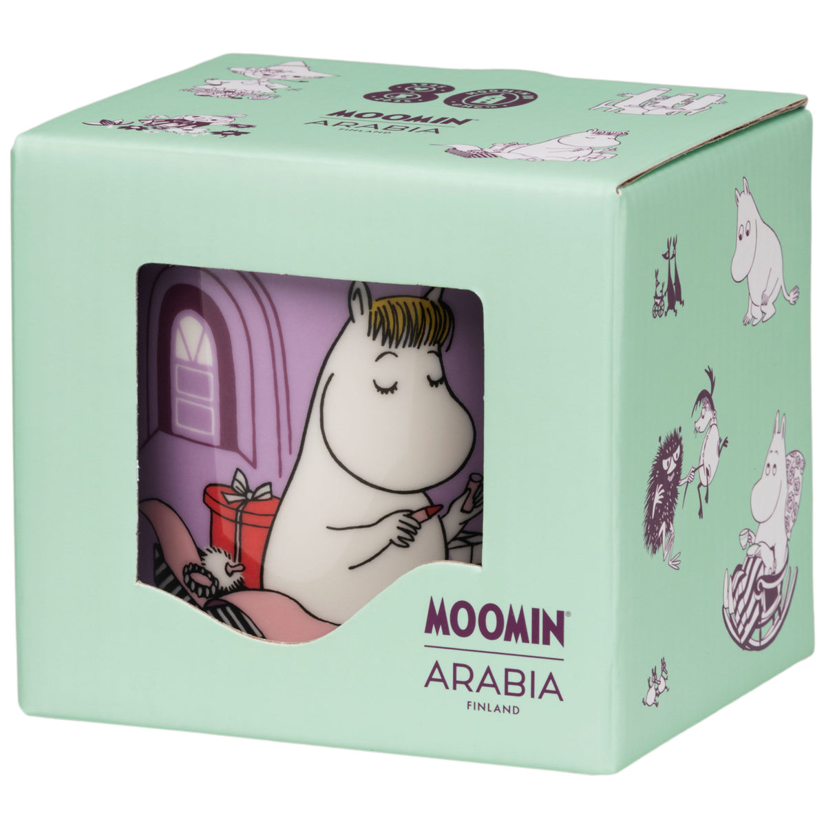 Lilla Moomin Arabia jubilæumskrus med Snorkfrøken, 0,3 liter