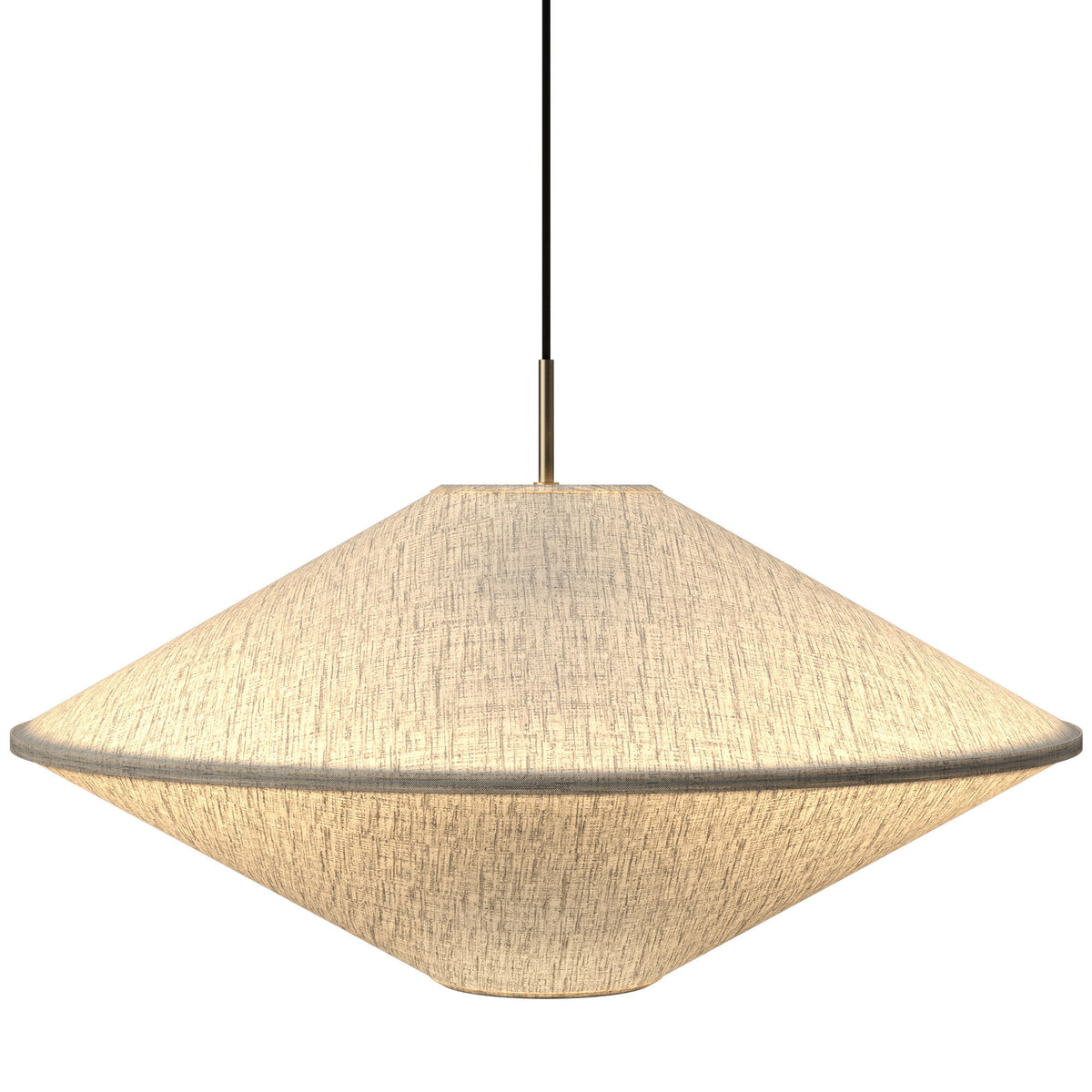 Edgeform Tafta pendel på 65 cm i naturel, designet af Rune Krøjgaard