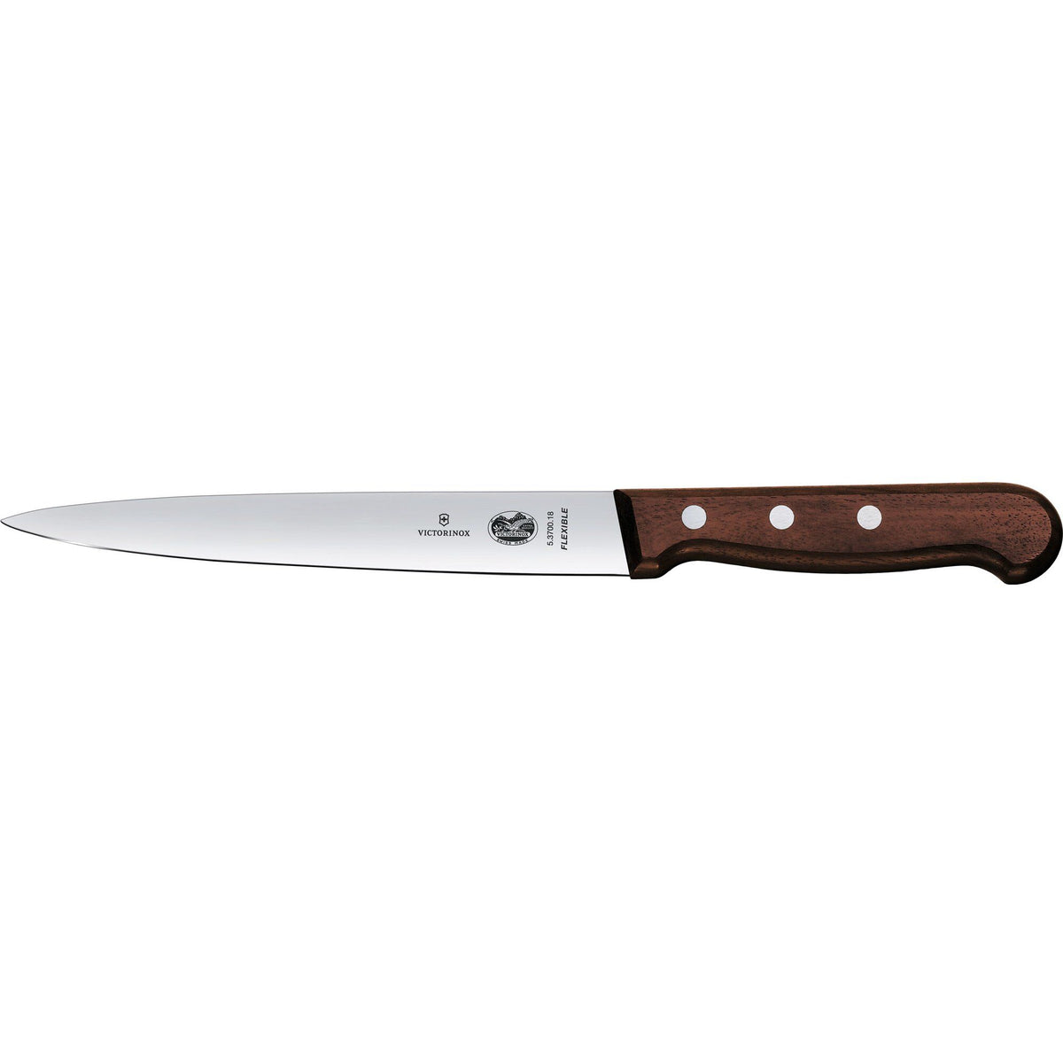 Victorinox fleksibel filetkniv på 18 cm med skaft i wood