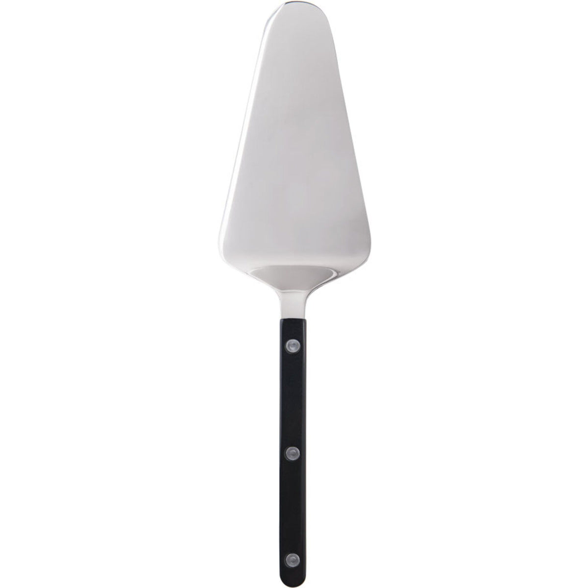 Sort kagespade fra Sabre Paris Bistrot Solid, 27 cm, i rustfrit stål med akrylhåndtag