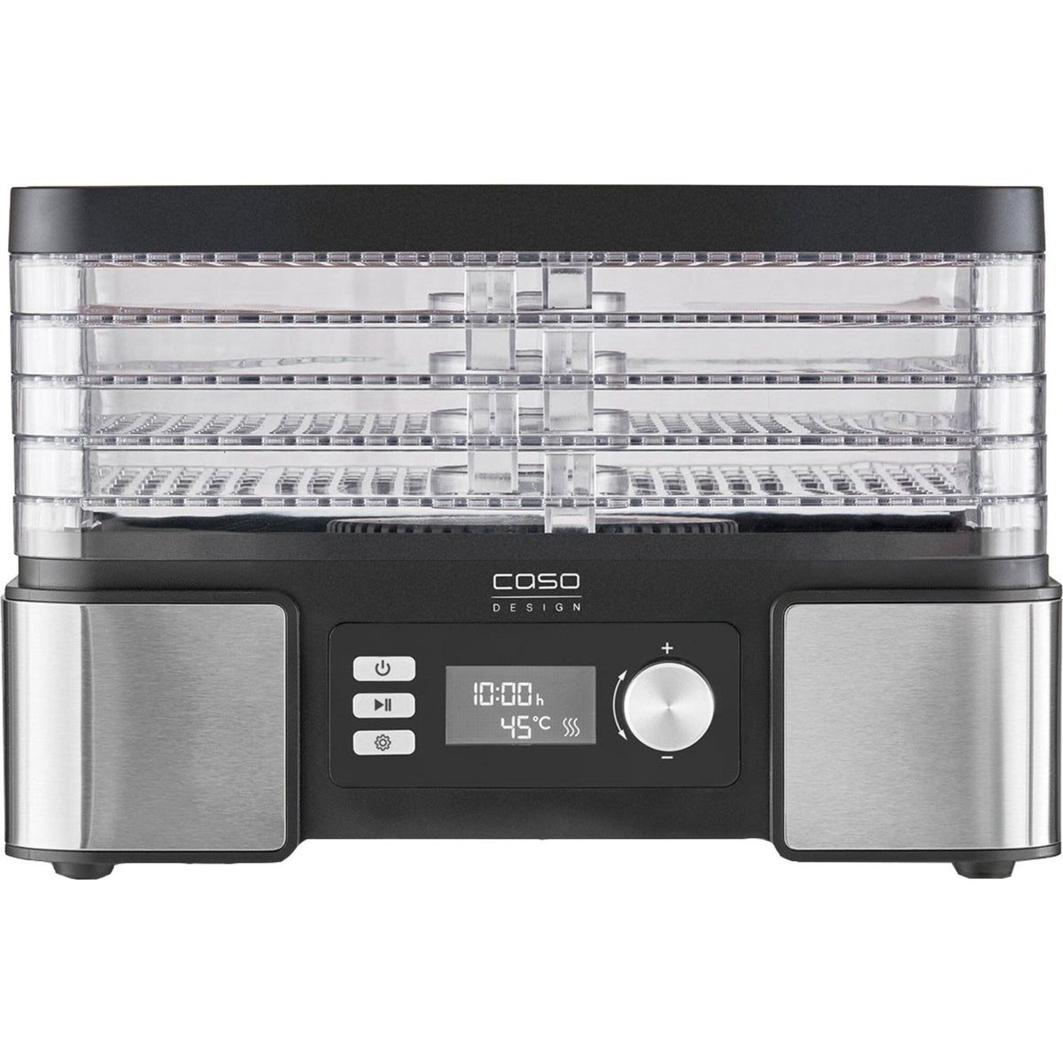Caso DH 450 dehydrator med fem bakker