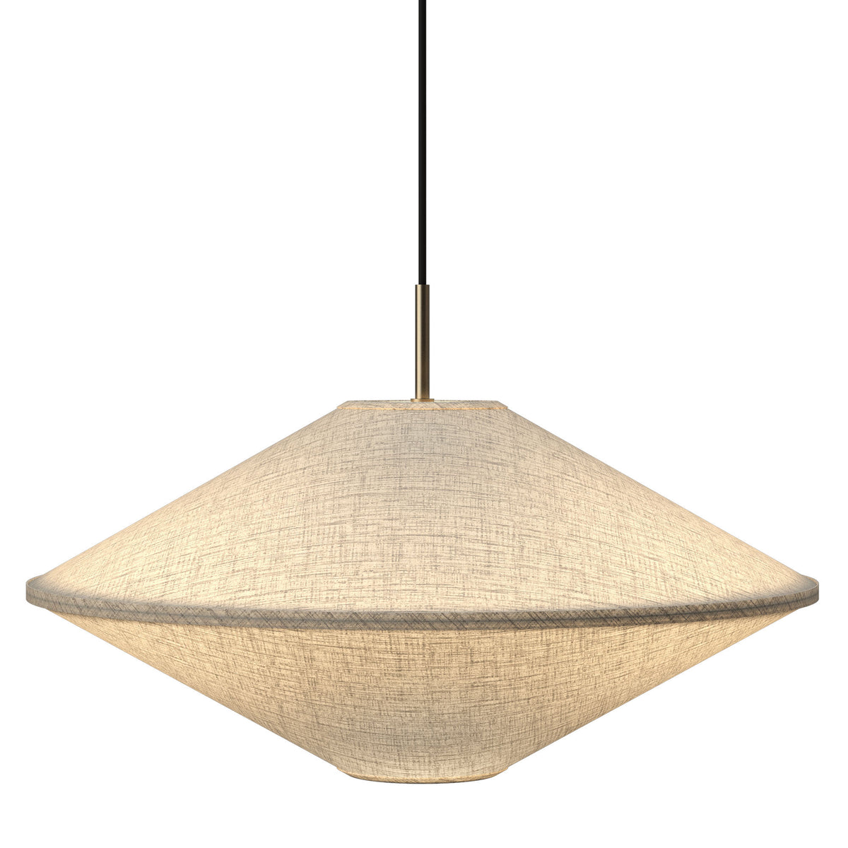 Edgeform Tafta pendel på 52 cm i farven natural, designet af Rune Krøjgaard