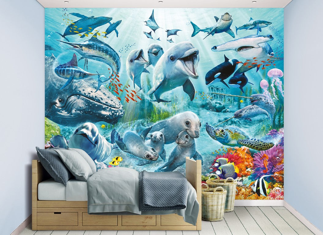 Se Under havet / Under the Sea tapet 243 x 305 cm ✔ Kæmpe udvalg i Walltastic - Køb online på udsalg og tilbud lige nu ✔ Hurtig levering til lave fragtpriser - Varenummer: MMAction-19846498 og 5060107046498 på lager - Udsalg på Tapet til børneværelset Store besparelser – op til 77% - Store besparelser på over 2.281 mærker