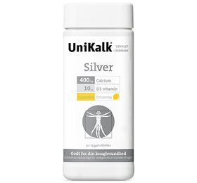 Se UniKalk Silver tyggetabl. m. ekstra D 90 tab. ✔ Kæmpe udvalg i Unikalk - Køb online på udsalg og tilbud lige nu ✔ Billig fragt og hurtig levering - Varenummer: Helsegrossisten-8514 og 5701753481133 på lager - Udsalg på Sundhed > Orkla Care A/S > Tilbud Spar helt op til 57% - Find dine favoritter blandt 2.739 mærker