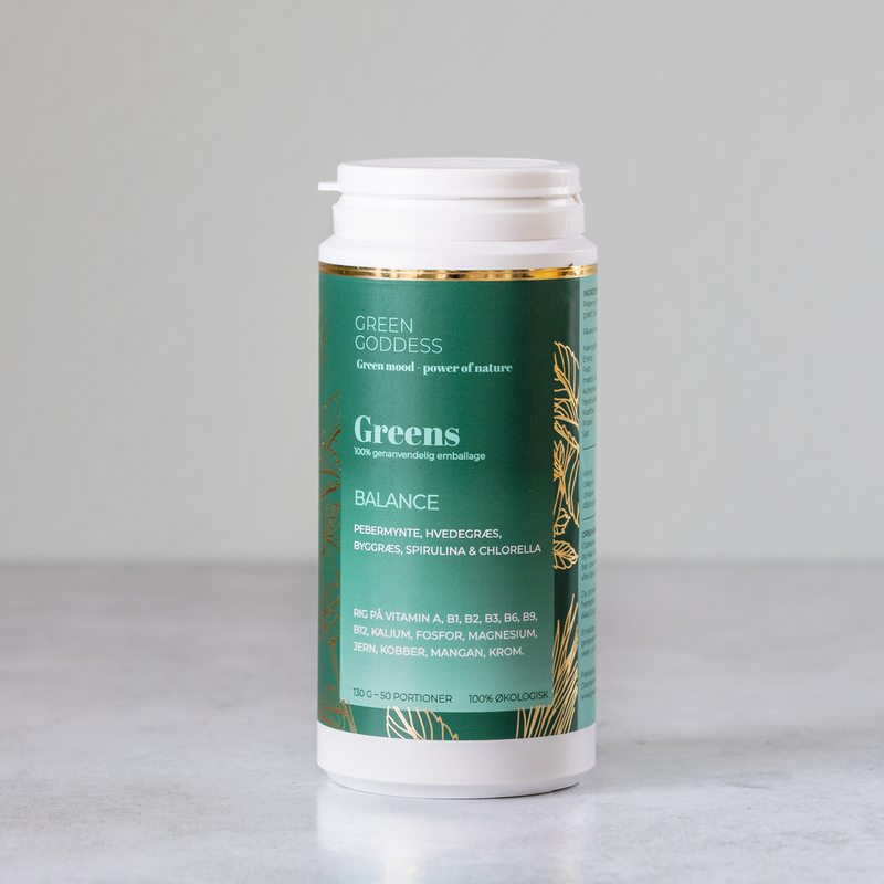 Se Green Goddess Balance Greens Ø 130 g. ❤ Kæmpe udvalg i KopK ❤ Hurtig levering: 1 - 2 Hverdage samt billig fragt - Varenummer: HG-145111 og barcode / Ean: på lager - Udsalg på Sundhed > Mærker > Drikke Spar op til 54% - Over 1334 design mærker på udsalg