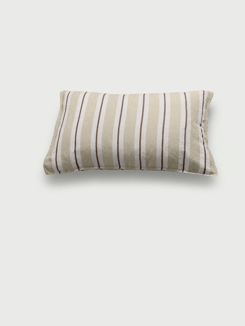 Kvadratisk pudebetræk i hør og bomuld fra DAWN, 70x70, i Ivory, Off White og Chocolate