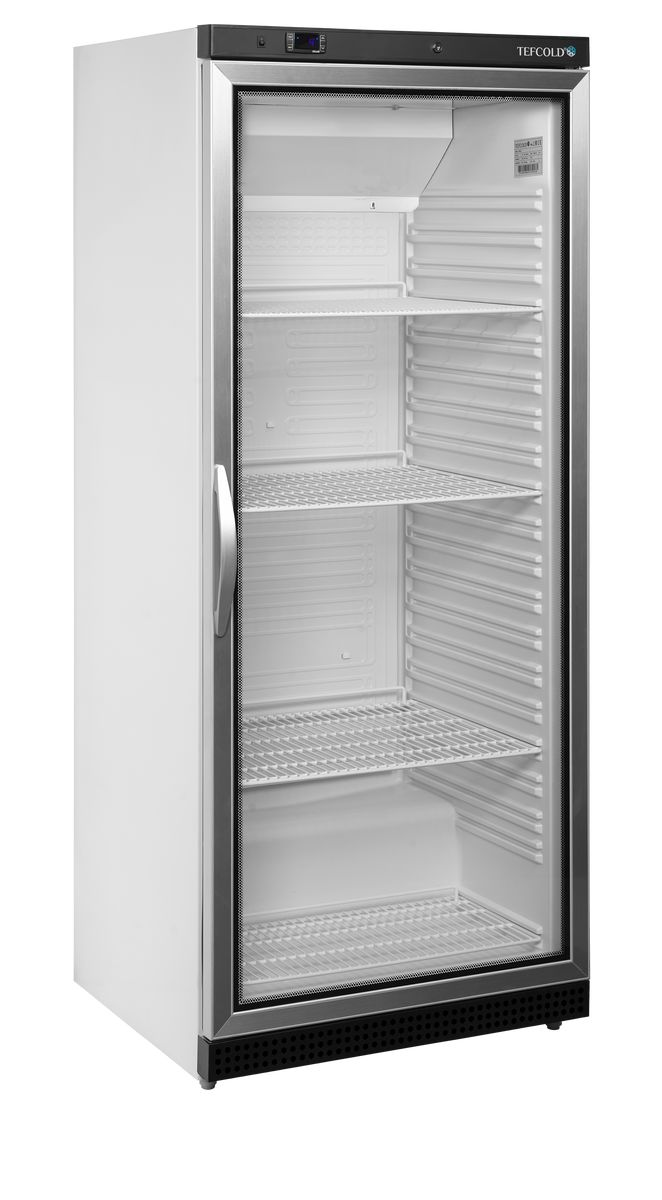 Hvidt Tefcold UR600G displaykøleskab GN2/1 med glaslåge