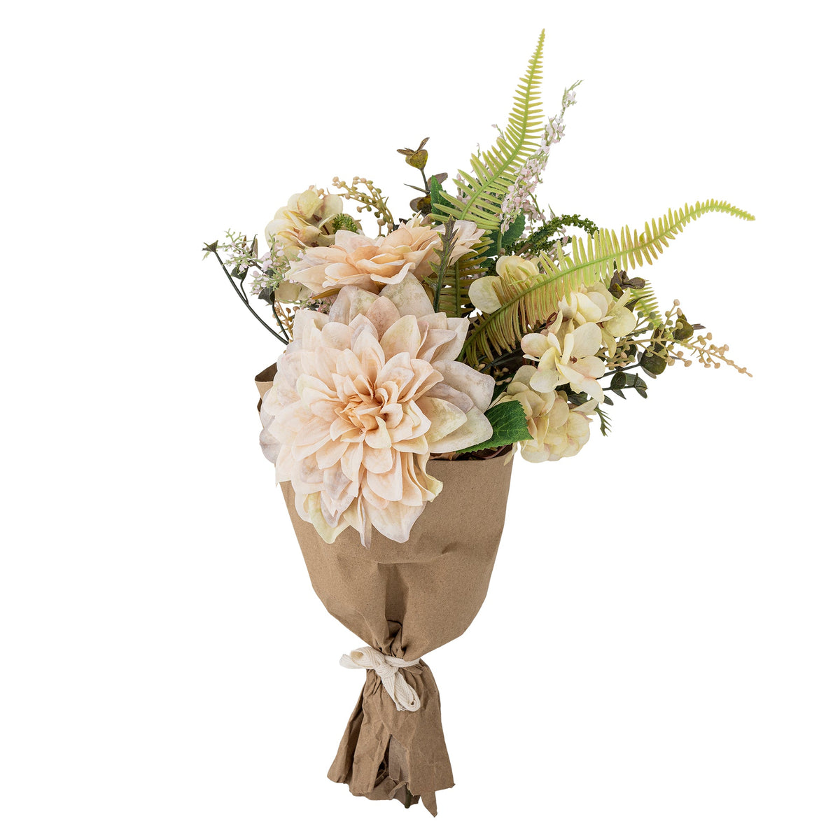 Glow buket med kunstige blomster i natur fra Bloomingville