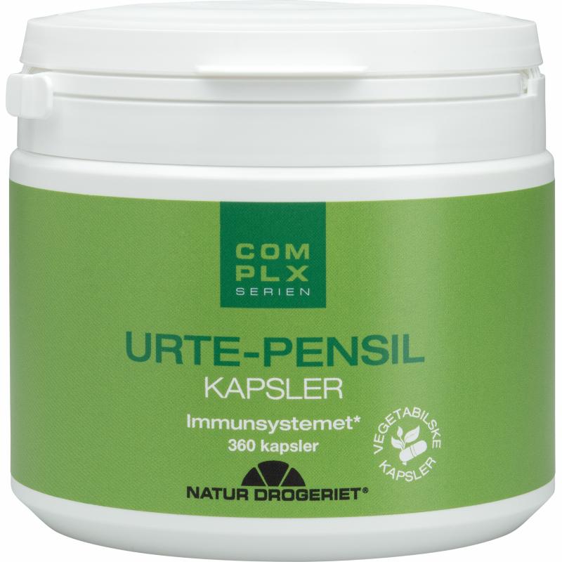 Natur-Drogeriet Urte-Pensil urteblanding, stor pakning med 360 kapsler