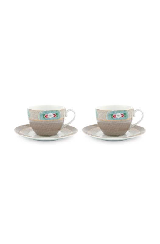 Se billigt tilbud på Pip Studio Set/2 Cups & Saucers Blushing Birds Khaki 280ml! Udsalg på Bolig > Køkken > Porcelæn. Spar op til 55%. Hurtig levering: 1-2 hverdage.