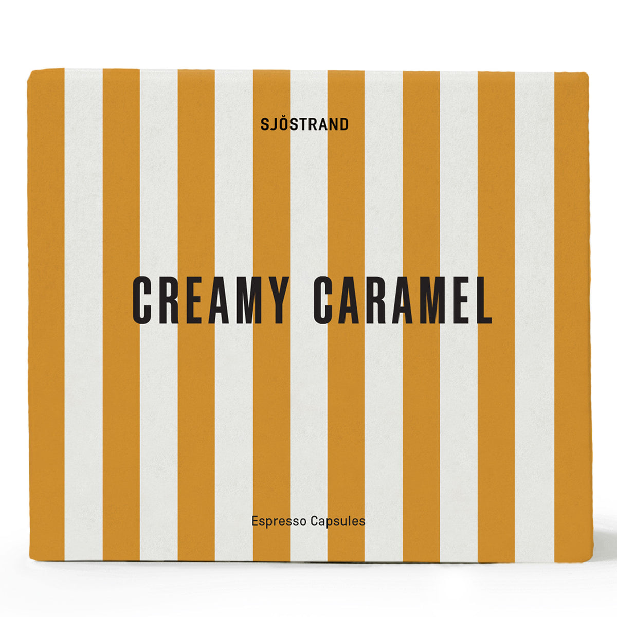 Pakke med 10 Sjöstrand Caramel Flavour Nespresso-kompatible kaffekapsler