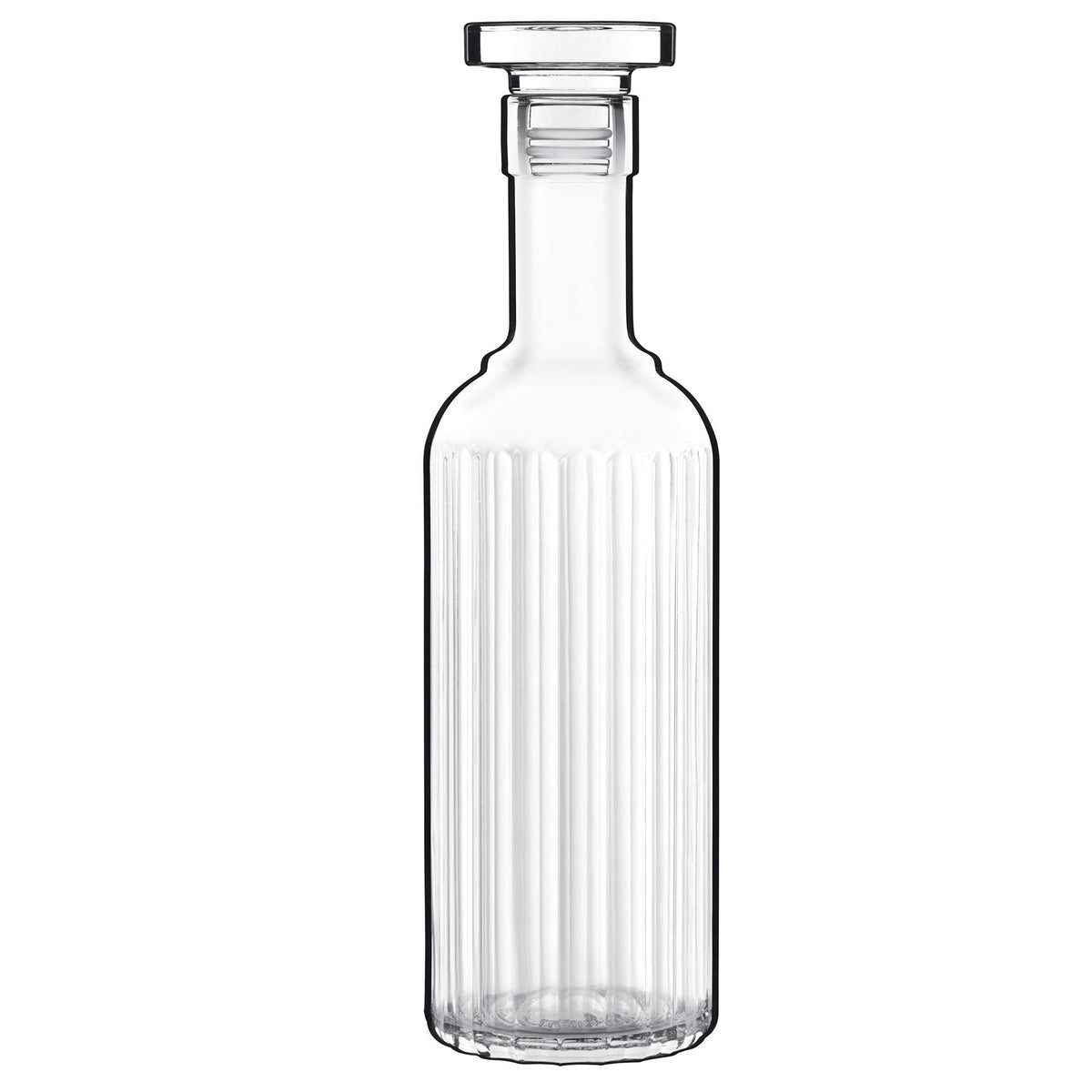 Luigi Bormioli Bach karaffel på 75 cl i klart, facetslebet glas