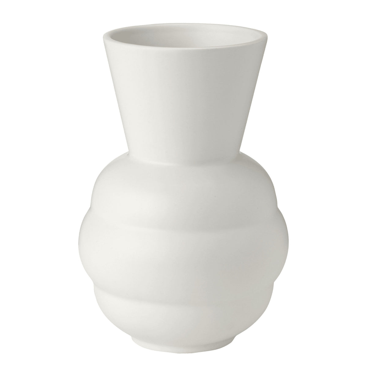 Hvid Archie vase på 21 cm fra Knabstrup i keramik