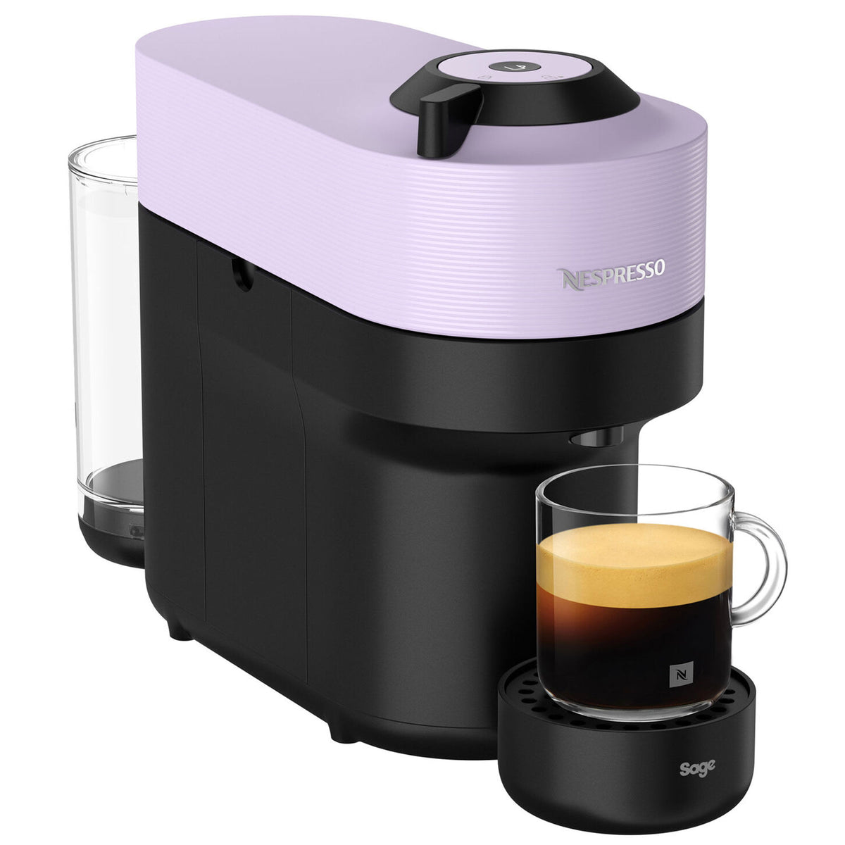 Nespresso by Sage Vertuo Pop SNV 120 kapselmaskine i lilla