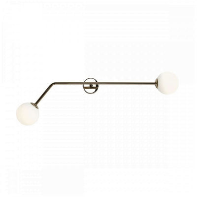 Se billigt tilbud på Limelight væglampe i guldfarvet metal og hvidt glas (97 cm). Spar op til 59% på udsalg! Hurtig levering (1-2 hverdage) og billig fragt. Køb online nu!