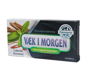 Væk i morgen m. lakrids & karamel 20 tab.