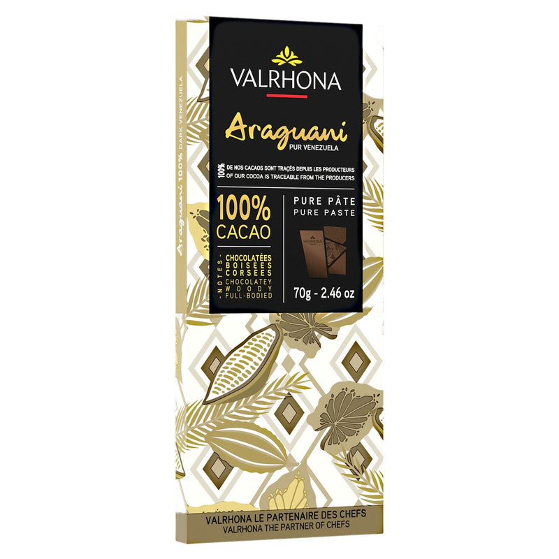 Se Valrhona Araguani 100% chokoladebar, 70 g ✔ Kæmpe udvalg i Valrhona ✔ Meget billig fragt og hurtig levering: 1 - 2 hverdage - Varenummer: KTO-53474 og barcode / Ean: &