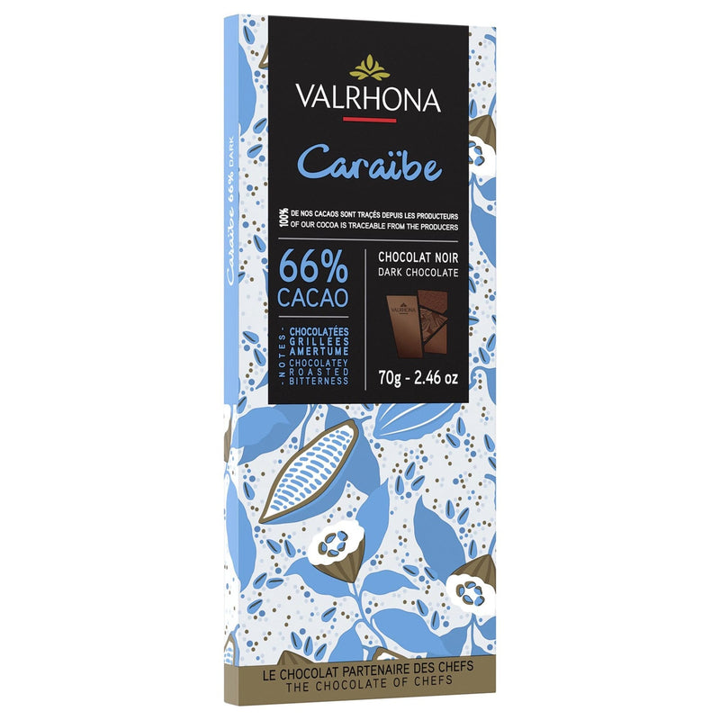 Se Valrhona Caraibe 66% chokoladebar, 70 g ✔ Kæmpe udvalg i Valrhona ✔ Meget billig fragt og hurtig levering: 1 - 2 hverdage - Varenummer: KTO-53469 og barcode / Ean: &