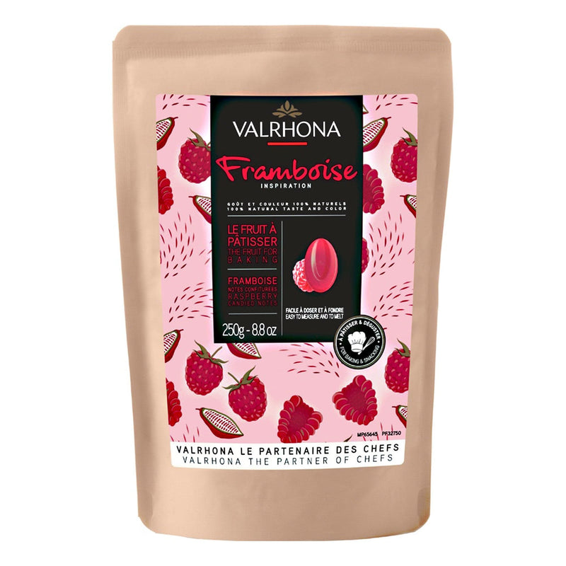Se Valrhona Inspiration Hindbær chokolade, 250 g ✔ Kæmpe udvalg i Valrhona ✔ Meget billig fragt og hurtig levering: 1 - 2 hverdage - Varenummer: KTO-53460 og barcode / Ean: &