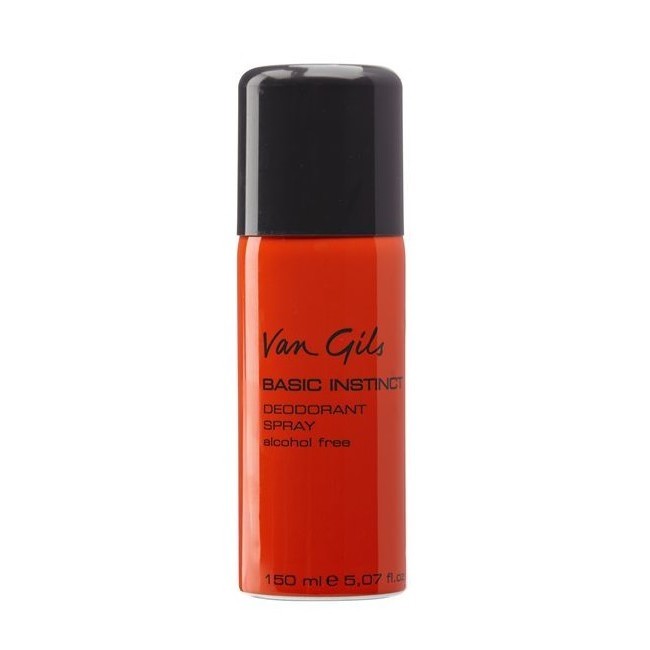 Dåse med Van Gils Basic Instinct deodorant spray til mænd, 150 ml
