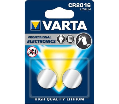 Se Varta CR 2016 battery (pakke med 2) ✔ Kæmpe udvalg i Varta ✔ Meget billig fragt og hurtig levering: 1 - 2 hverdage - Varenummer: ELG-40830 og barcode / Ean: '4008496746385 på lager - Udsalg på Batterier Spar op til 64% - Over 1150 kendte brands på udsalg