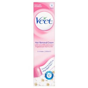 Veet 3 Minute hårfjerningscreme til normal hud, 200 ml