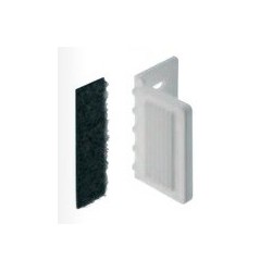 Velcro samlebeslag med plasticvinkel og velcrobånd fra Haefele