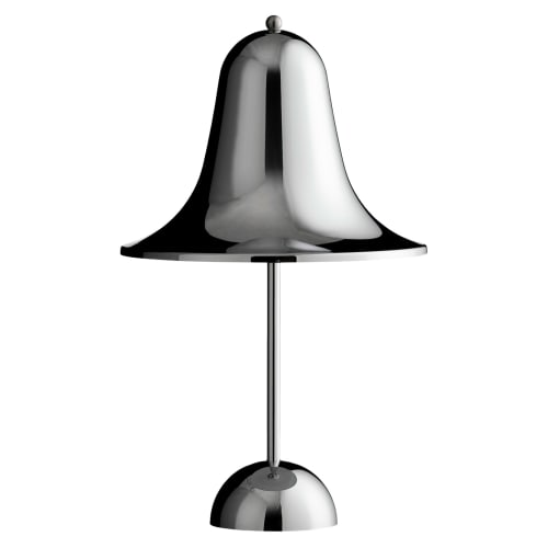 Verner Panton bordlampe - Pantop - Sølv