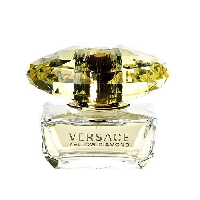 Flaske med Versace Yellow Diamond eau de toilette spray 30 ml