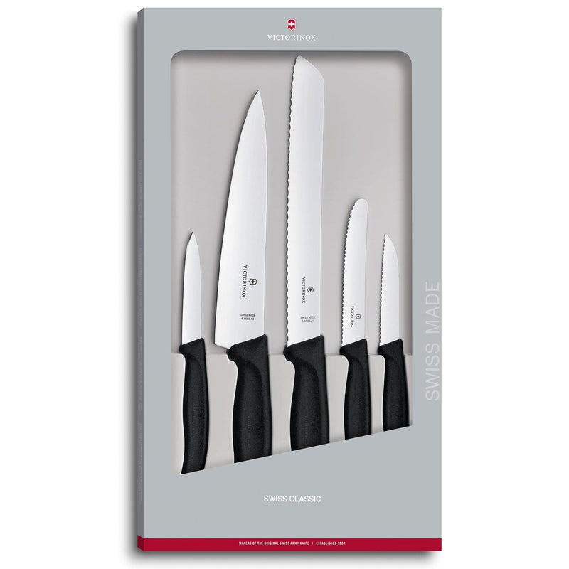 Se Victorinox Swiss Classic knivsæt 5 dele ✔ Kæmpe udvalg i Victorinox ✔ Meget billig fragt og hurtig levering: 1 - 2 hverdage - Varenummer: KTO-6.7133.5G og barcode / Ean: &