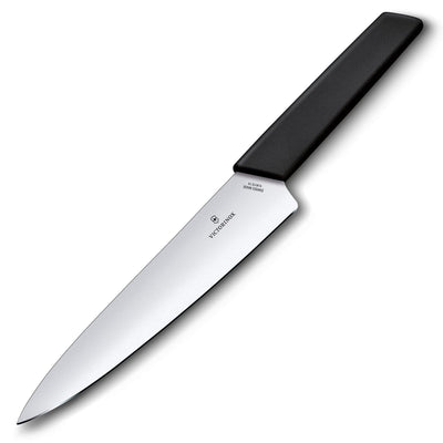 Se Victorinox Swiss Modern kokkekniv 19 cm, sort ✔ Kæmpe udvalg i Victorinox ✔ Meget billig fragt og hurtig levering: 1 - 2 hverdage - Varenummer: KTO-6.9013.19B og barcode / Ean: '7613329150467 på lager - Udsalg på Kokkekniv Spar op til 54% - Over 1300 kendte brands på udsalg
