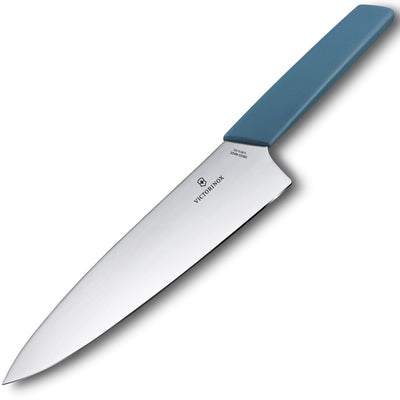 Se Victorinox Swiss Modern kokkekniv 20 cm, blå ✔ Kæmpe udvalg i Victorinox ✔ Meget billig fragt og hurtig levering: 1 - 2 hverdage - Varenummer: KTO-6.9016.202B og barcode / Ean: '7611160092373 på lager - Udsalg på Kokkekniv Spar op til 59% - Over 1300 kendte brands på udsalg