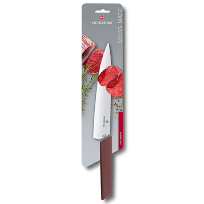 Se Victorinox Swiss Modern kokkekniv 22 cm, rød ✔ Kæmpe udvalg i Victorinox ✔ Meget billig fragt og hurtig levering: 1 - 2 hverdage - Varenummer: KTO-6.9016.221B og barcode / Ean: '7611160092274 på lager - Udsalg på Kokkekniv Spar op til 53% - Over 1300 kendte brands på udsalg