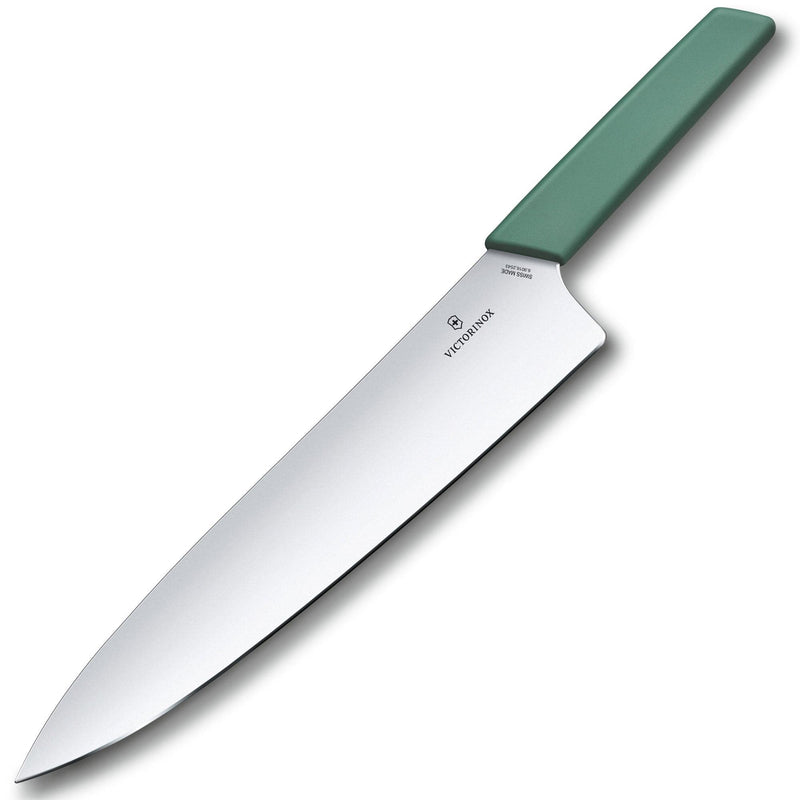 Se Victorinox Swiss Modern kokkekniv 25 cm, sage ✔ Kæmpe udvalg i Victorinox ✔ Meget billig fragt og hurtig levering: 1 - 2 hverdage - Varenummer: KTO-6.9016.2543B og barcode / Ean: &