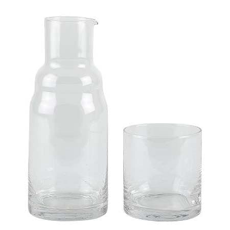 Se Villa Collection - Vandflaske med glas Dia. 8 x 20 cm 0,8 liter Klar ❤ Stort online udvalg i Villa Collection ❤ Meget billig fragt og hurtig levering: 1 - 2 hverdage - Varenummer: RKTK-VC340887 og barcode / Ean: &