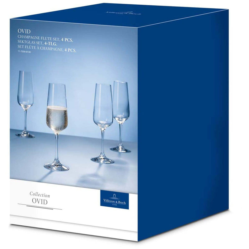 Se Villeroy & Boch Ovid champagneglas, 4-pak ✔ Stort online udvalg i Villeroy & Boch ✔ Hurtig levering: 1 - 2 Hverdage samt billig fragt - Varenummer: KTO-11-7209-8130 og barcode / Ean: &
