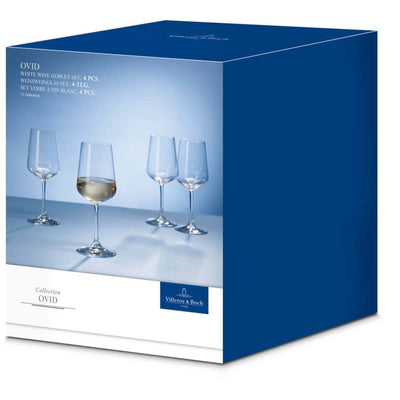 Se Villeroy & Boch Ovid hvidvinsglas 4-pak ✔ Stort online udvalg i Villeroy & Boch ✔ Hurtig levering: 1 - 2 Hverdage samt billig fragt - Varenummer: KTO-11-7209-8120 og barcode / Ean: '4003686285453 på lager - Udsalg på Hvidvinsglas Spar op til 54% - Over 1312 kendte brands på udsalg