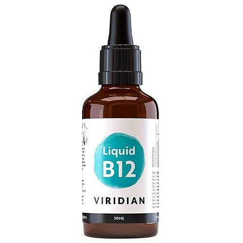 Viridian Nutrition B12 vitamin flydende, pakning med 50 ml