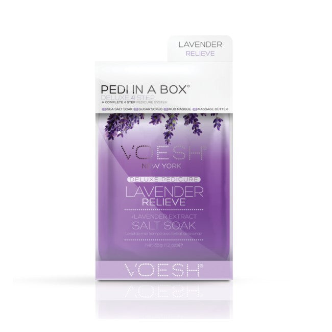 Voesh Pedi In A Box fodpleje i varianten Lavender Relieve