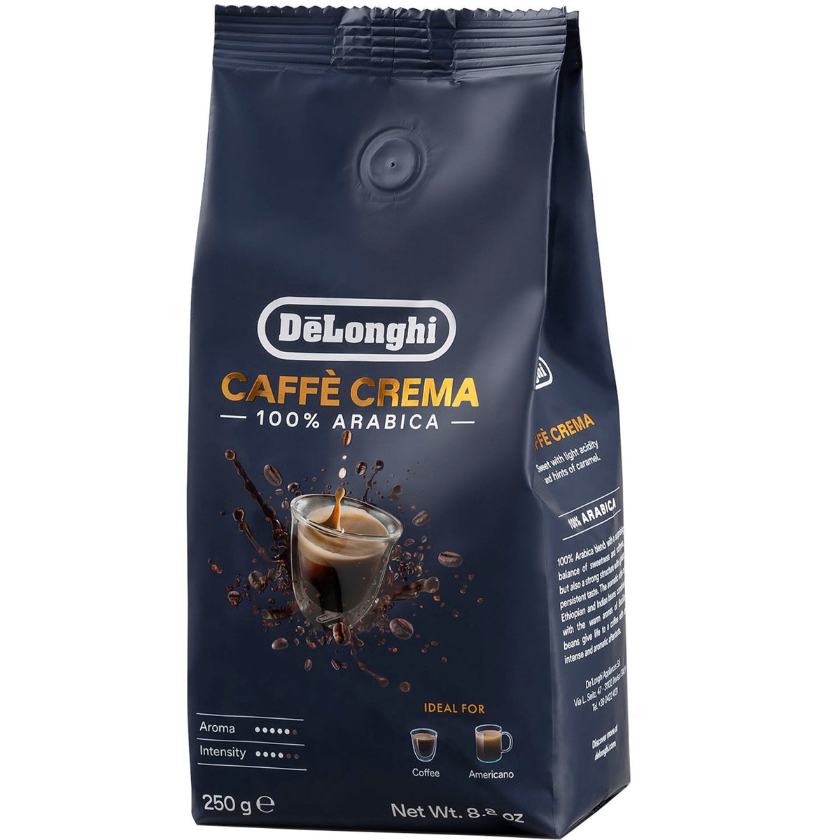 De'Longhi Caffè Crema kaffebønner i pose på 250 gram