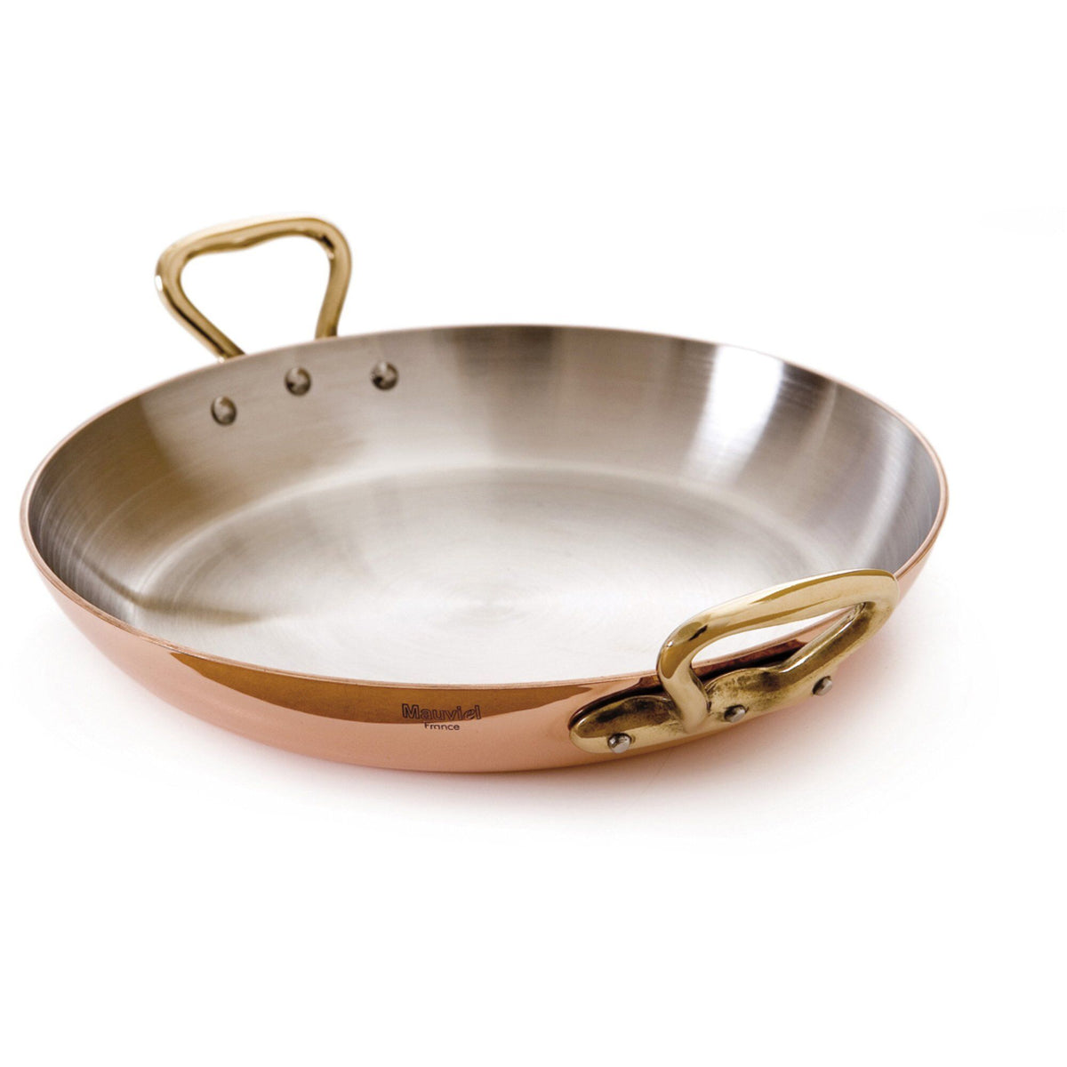 Mauviel M'150b mini-æggepande i kobber, 12 cm, med to håndtag