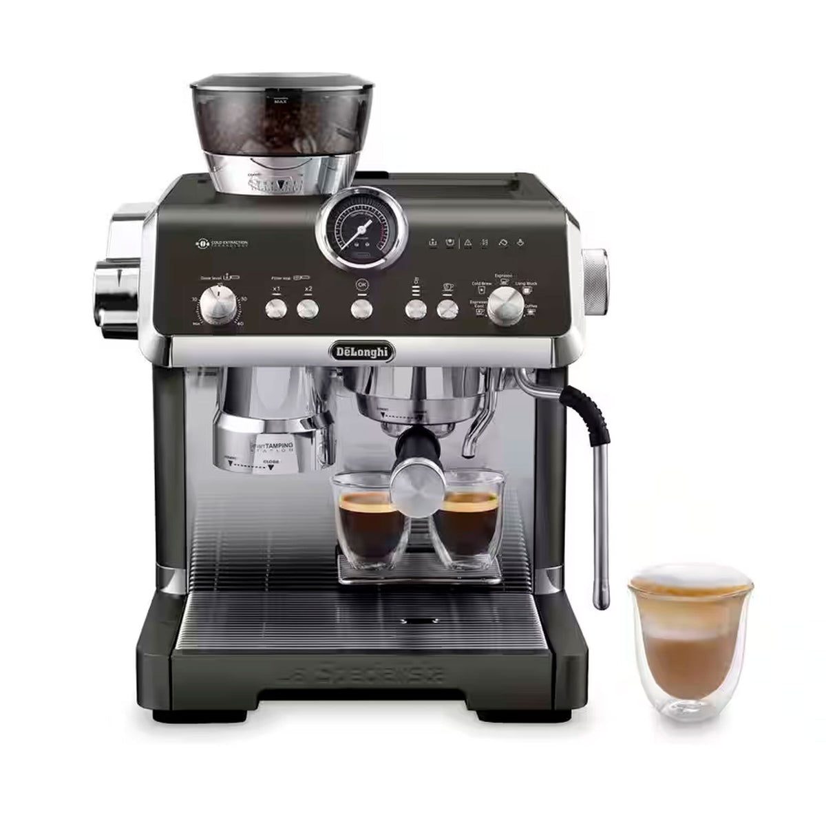 Sort Delonghi La Specialista Opera EC9555 manuel espressomaskine