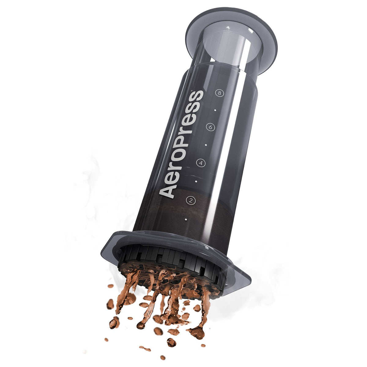 Aeropress XL kaffepresse med 590 ml karaffel i klart Tritan