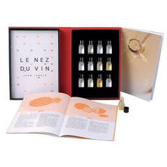 Le Nez du Vin duftsæt med 12 dufte til hvidvin og champagne