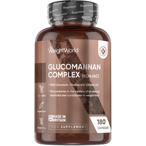 Se Glucomannan Complex ✔ Kæmpe udvalg i WeightWorld - Køb online på udsalg og tilbud lige nu ✔ Super billig fragt og lynhurtig levering - Varenummer: WeightWorld-49144 og 5056128126417 på lager - Udsalg på Appetitnedsættelse Spar helt op til 79% - Find dine favoritter blandt 2.739 mærker