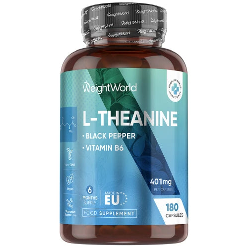 Se L-Theanine med B6-vitamin ✔ Kæmpe udvalg i WeightWorld - Køb online på udsalg og tilbud lige nu ✔ Billig fragt og hurtig levering - Varenummer: WeightWorld-48985 og 5056128126592 på lager - Udsalg på Søvn Op til 63% rabat - 2.739 mærker med vilde rabatter