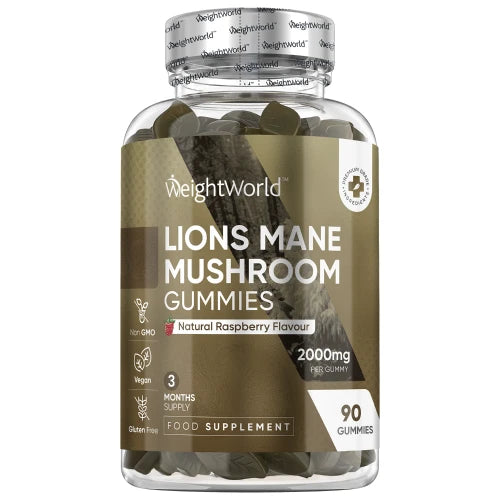 Se Lion's mane vingummier (2000mg) ✔ Kæmpe udvalg i WeightWorld - Køb online på udsalg og tilbud lige nu ✔ Meget billig fragt og hurtig levering - Varenummer: WeightWorld-50724 og 5056128128879 på lager - Udsalg på Svampe Op til 63% rabat - Over 1.329 mærker på online udsalg