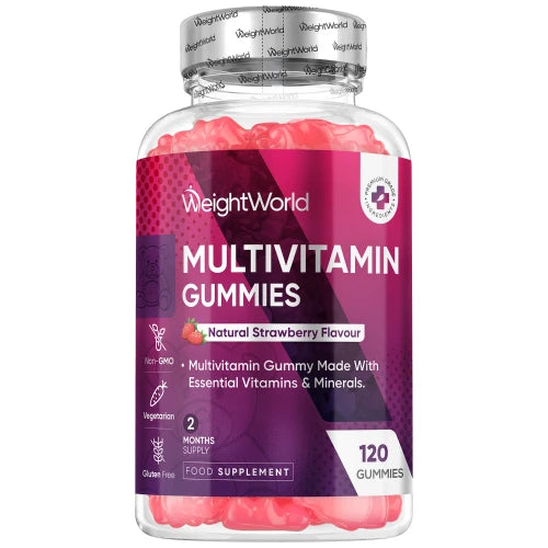 Se Multivitamin Gummies ✔ Kæmpe udvalg i WeightWorld - Køb online på udsalg og tilbud lige nu ✔ Billig fragt • Hurtig levering - Varenummer: WeightWorld-48114 og 5056128124970 på lager - Udsalg på Multivitaminer Spar stort – op til 53% - Eksklusivt udsalg på over 2.739 mærker