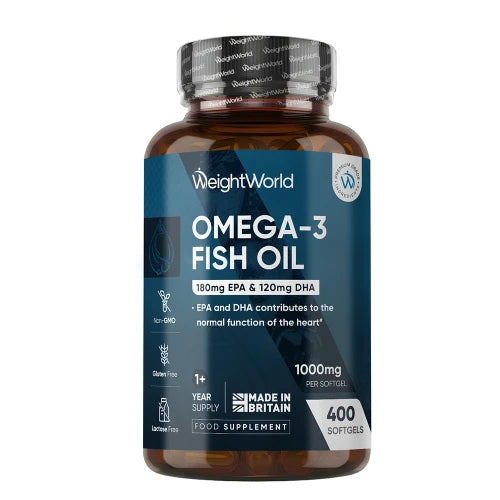 Se Omega 3 Fiskeolie 1000mg ✔ Kæmpe udvalg i WeightWorld - Køb online på udsalg og tilbud lige nu ✔ Lav fragtpris og hurtig levering - Varenummer: WeightWorld-49433 og 5056128127117 på lager - Udsalg på Omega Fedtsyrer Spar helt op til 73% - Over 2.739 kendte mærker på udsalg