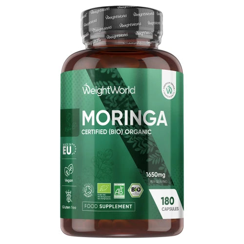 Se Økologisk Moringa Kapsler ✔ Kæmpe udvalg i WeightWorld - Køb online på udsalg og tilbud lige nu ✔ Meget billig fragt og hurtig levering - Varenummer: WeightWorld-18816 og 5060287435327 på lager - Udsalg på Moringa Spar stort – op til 59% - Over 2.739 kendte mærker på stort udsalg